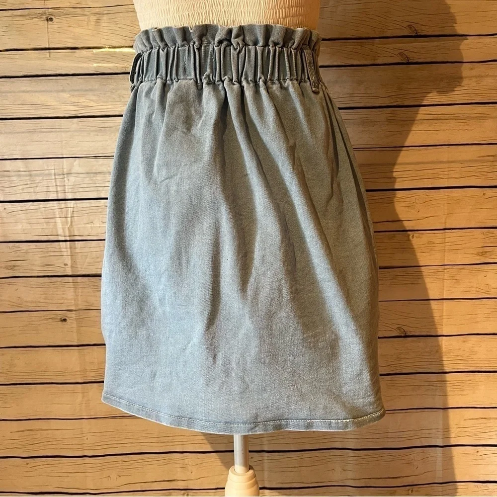 KANCY KOLE Women's Casual High Waist A Line Skirt With Pockets Size Small